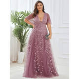 Funki Buys | Robes | Robe longue en dentelle à sequins pour femme