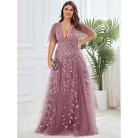 Funki Buys | Robes | Robe longue en dentelle à sequins pour femme