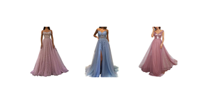 Funki Buys Selection of Women's Luxury Ball Dresses, Evening Dresses x3