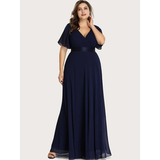 Funki Buys | Dresses | Women's Elegant Chiffon Evening Dress
