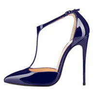 Funki Buys | Shoes | Women's Patent High Heel T-Strap Stilettos