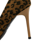 Funki Buys | Shoes | Women's Leopard Print Stilettos Metal Heel