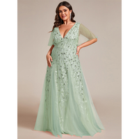 Funki Buys | Robes | Robe longue en dentelle à sequins pour femme