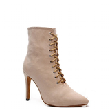 Funki Buys | Boots | Women's Lace-up Suede Dress Boots