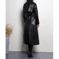 Funki Buys | Jackets | Women's Aligator Print Faux Leather Coat