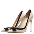 Funki Buys | Shoes | Women's Luxury Leather Bow Knot Stilettos