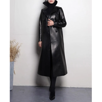 Funki Buys | Jackets | Women's Aligator Print Faux Leather Coat