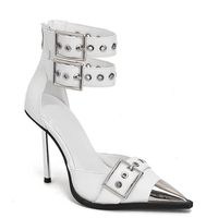 Funki Buys | Shoes | Women's Belt Buckle Stilettos | Punk Style