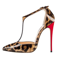 Funki Buys | Shoes | Women's Patent High Heel T-Strap Stilettos