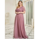 Funki Buys | Dresses | Women's Elegant Chiffon Evening Dress