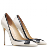 Funki Buys | Shoes | Women's Faux Leather Bow Knot Stilettos