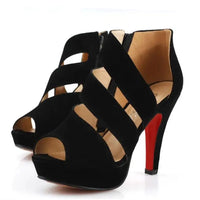 Funki Buys | Shoes | Women's Platform Roman Sandal | Peep Toe Stiletto