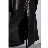 Funki Buys | Jackets | Women's Aligator Print Faux Leather Coat