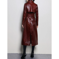 Funki Buys | Jackets | Women's Aligator Print Faux Leather Coat