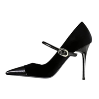 Funki Buys | Shoes | Women's Luxury Velvet Pointed Toe Stiletto Pumps