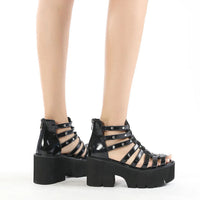 Funki Buys | Shoes | Women's Strappy Platform Gladiator Sandal