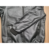 Funki Buys | Jackets | Men's Thin Faux Leather Bomber Jacket