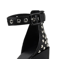 Funki Buys | Shoes | Women's Goth Rivet Dress Platform Sandal