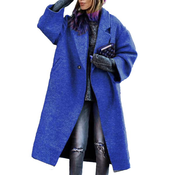 Funki Buys | Jackets | Women's Soft Woolen Loose Overcoat