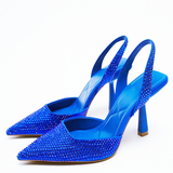 Funki Buys | Shoes | Women's Shiny Beaded Mid Heeled Mules