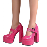 Funki Buys | Shoes | Women's Super-high Mary Jane Platforms