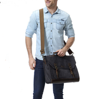 Funki Buys | Bags | Messenger Bags | Men's Canvas Laptop Bag