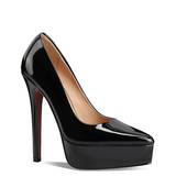 Funki Buys | Shoes | Women's Genuine Patent Black Stilettos