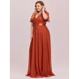 Funki Buys | Dresses | Women's Plus Size Long Evening Dress