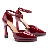 Funki Buys | Shoes | Women's Patent Leather Pointed Toe heels
