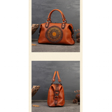 Funki Buys | Bags | Handbags | Women's Retro Genuine Leather Handbag