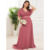 Funki Buys | Dresses | Women's Plus Size Long Evening Dress