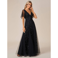 Funki Buys | Robes | Robe longue en dentelle à sequins pour femme