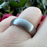 Funki Buys | Rings | Tungsten Brushed Bands 8mm 6mm