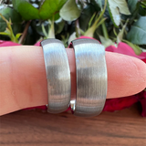Funki Buys | Rings | Tungsten Brushed Bands 8mm 6mm