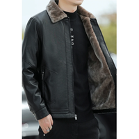 Funki Buys | Jackets | Men's Hooded Winter Faux Fleece Leather Jackets