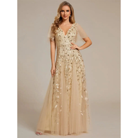 Funki Buys | Robes | Robe longue en dentelle à sequins pour femme