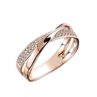 Funki Buys | Rings | Women's Two Tone X Cross Ring