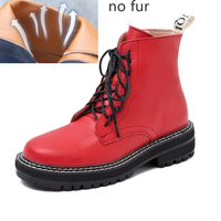Funki Buys | Boots | Women's Real Leather Lace Up Ankle Boots