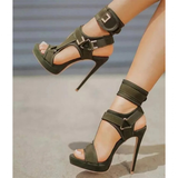 Funki Buys | Shoes | Women's Sky High Strappy Platform Sandal