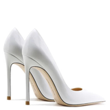 Funki Buys | Shoes | Women's White Patent Leather Stilettos