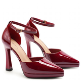 Funki Buys | Shoes | Women's Patent Leather Pointed Toe heels