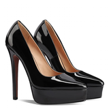 Funki Buys | Shoes | Women's Genuine Patent Black Stilettos