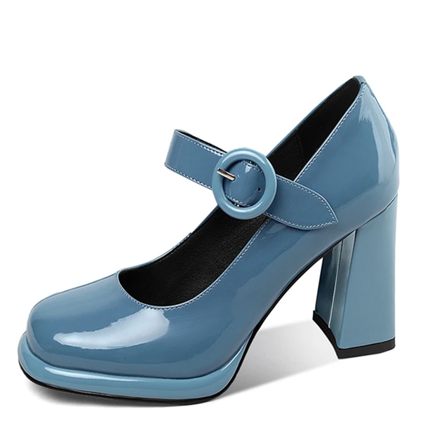 Funki Buys | Shoes | Women's Leather High Mary Jane Pumps