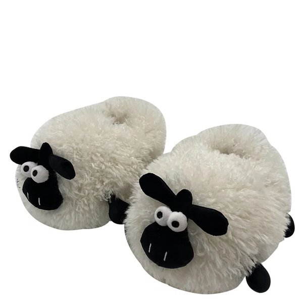 Funki Buys | Shoes | Unisex Cute Wide Eyed Sheep Slippers