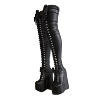 Funki Buys | Boots | Women's Over Knee Butterfly Bow Boots