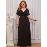 Funki Buys | Dresses | Women's Elegant Chiffon Evening Dress