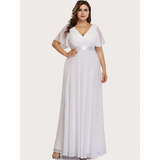 Funki Buys | Dresses | Women's Elegant Chiffon Evening Dress