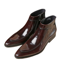 Funki Buys | Boots | Men's Genuine Leather Patent Formal Dress Boots