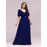 Funki Buys | Dresses | Women's Elegant Chiffon Evening Dress