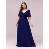 Funki Buys | Dresses | Women's Elegant Chiffon Evening Dress
